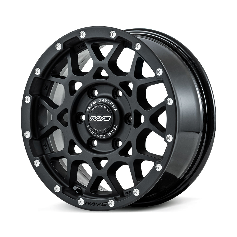 RAYS TEAM DAYTONA M8 17X8.5J +0 6X139.7 MATTE BLACK (N2