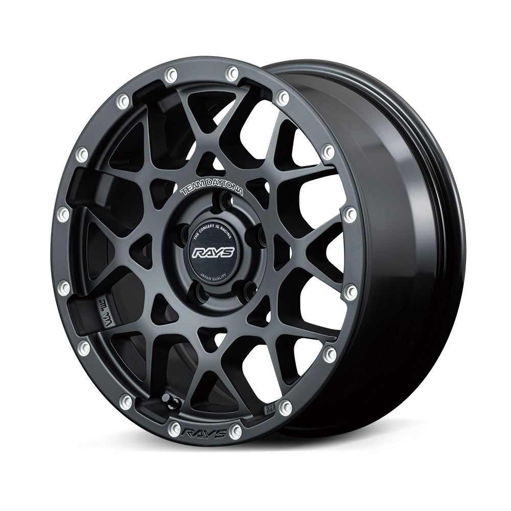 RAYS TEAM DAYTONA M8 17X8.5J +0 6X139.7 MATTE BLACK (N2