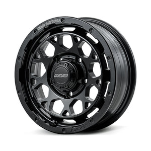 RAYS TEAM DAYTONA M9+ 17X8J +0 6X139.7 SEMI-GLOSS BLACK (BOJ) 38127800016BOJ