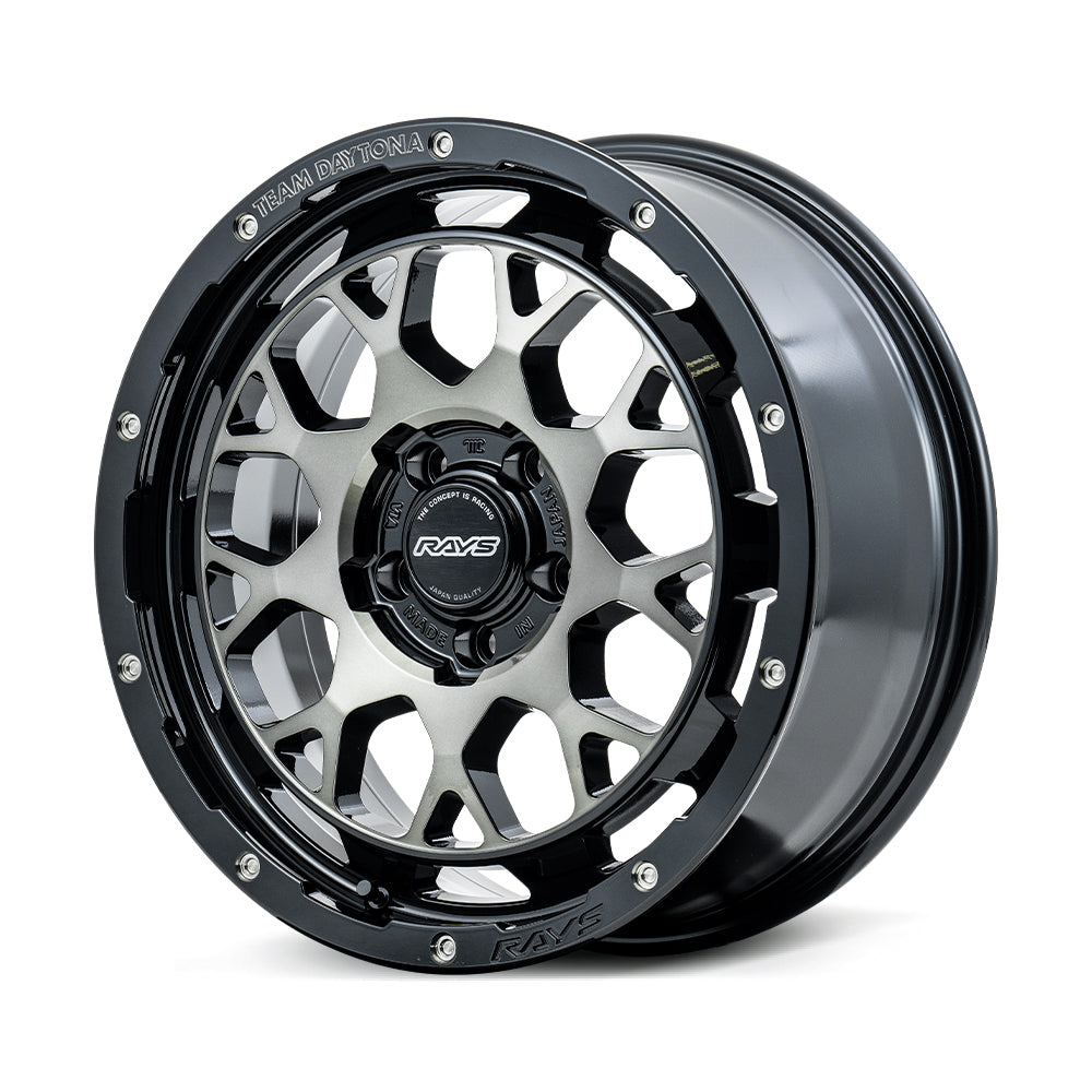 RAYS TEAM DAYTONA M9+ 17X8.5J -10 6X139.7 BLACK DISC CLEAR SMOKE (BEL) 38127857016BEL