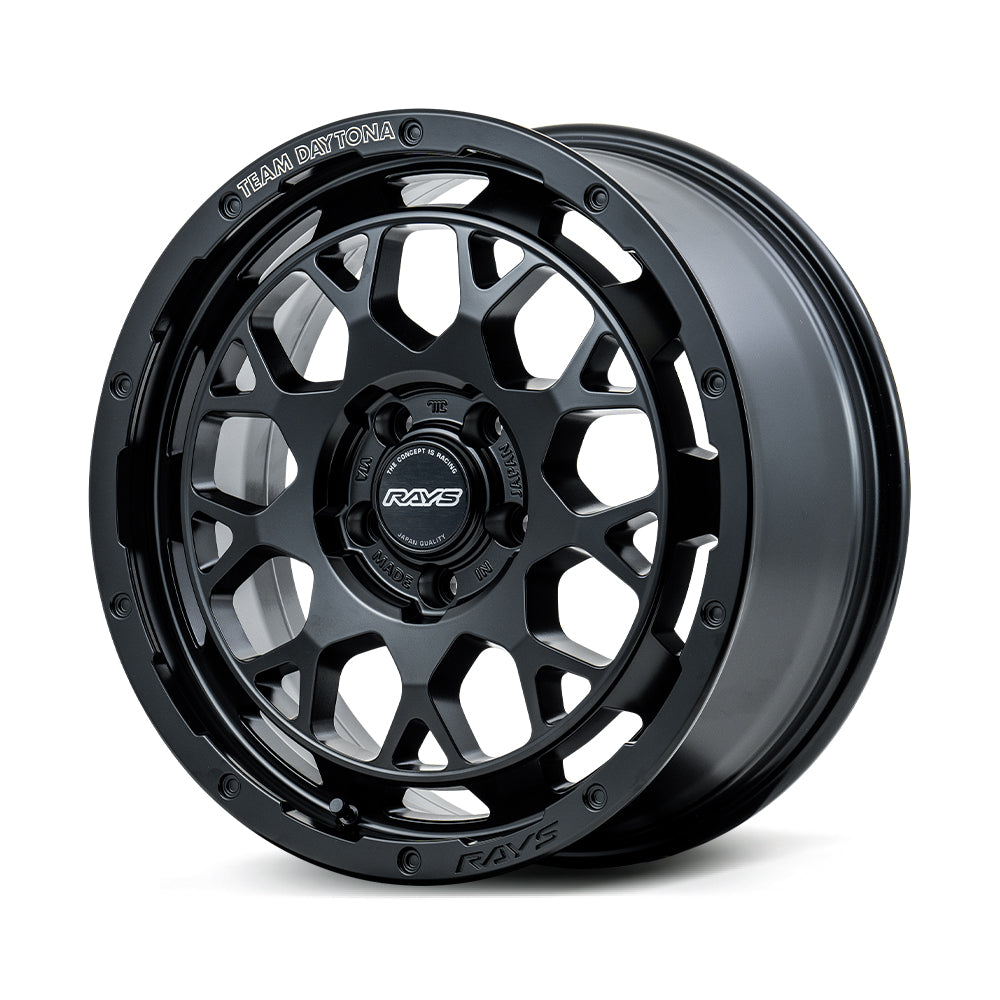 RAYS TEAM DAYTONA M9+ 16X6.5J +38 6X139.7 BLACK DISC CLEAR SMOKE (BEL) 38126653816BEL