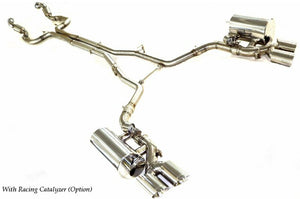 KREISSIEG F1 SOUND VALVETRONIC EXHAUST SYSTEM TITANIUM FLOATING CURL TAIL SANDBLASTED KSG LOGO MARK 4WD 430HP FOR MASERATI GHIBLI V6 4WD YEAR 2020~ 430HP MGB-01-TITANIUM-4WD-430HP-2020