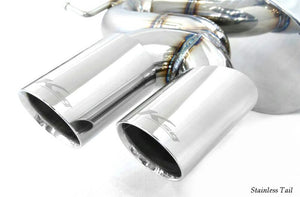 KREISSIEG CAT-BACK F1 SOUND VALVETRONIC EXHAUST SYSTEM STAINLESS STEEL FLOATING CURL TAIL SANDBLASTED KSG LOGO MARK MUFFLER TYPE-2 MISSION DUO SELECT WITHOUT VARIABLE FUCTION FOR MASERATI QUATTROPORTE YEAR ~2012 MQP-09-STAINLESS-TYPE2-DUOSELECT-NA
