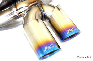 KREISSIEG CAT-BACK F1 SOUND VALVETRONIC EXHAUST SYSTEM TITANIUM FLOATING CURL TAIL SANDBLASTED KSG LOGO MARK MUFFLER TYPE-2 MISSION DUO SELECT WITHOUT VARIABLE FUCTION FOR MASERATI QUATTROPORTE YEAR ~2012 MQP-09-TITANIUM-TYPE2-DUOSELECT-NA