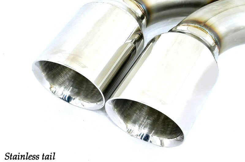 KREISSIEG CAT-BACK F1 SOUND VALVETRONIC EXHAUST SYSTEM STAINLESS STEEL FLOATING CURL TAIL SANDBLASTED KSG LOGO FOR NISSAN R35 GT-R NSGTR-05-STAINLESS