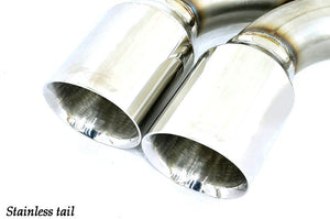 KREISSIEG CAT-BACK F1 SOUND VALVETRONIC EXHAUST SYSTEM STAINLESS STEEL FLOATING CURL TAIL SANDBLASTED KSG LOGO FOR NISSAN R35 GT-R NSGTR-05-STAINLESS