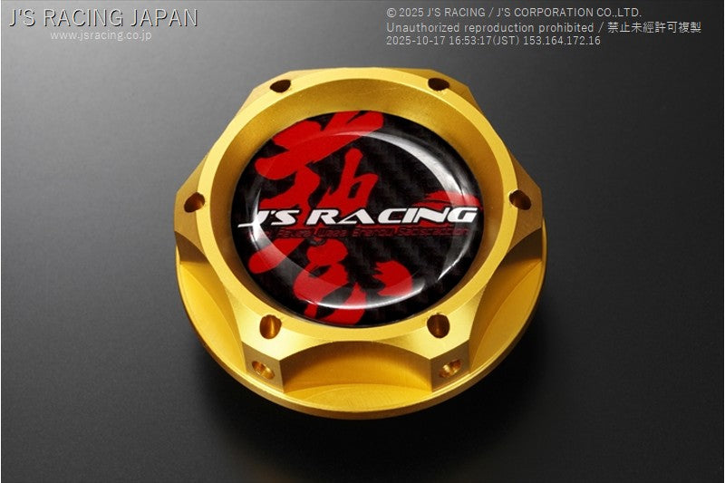 J'S RACING SPL OIL FILLER CAP GOLD OFW-GD