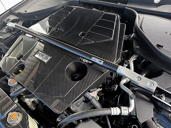 HKS CARBON BRACE WITH GRAPHITE DESIGN FOR NISSAN FAIRLADY Z RZ34  83001-AN001