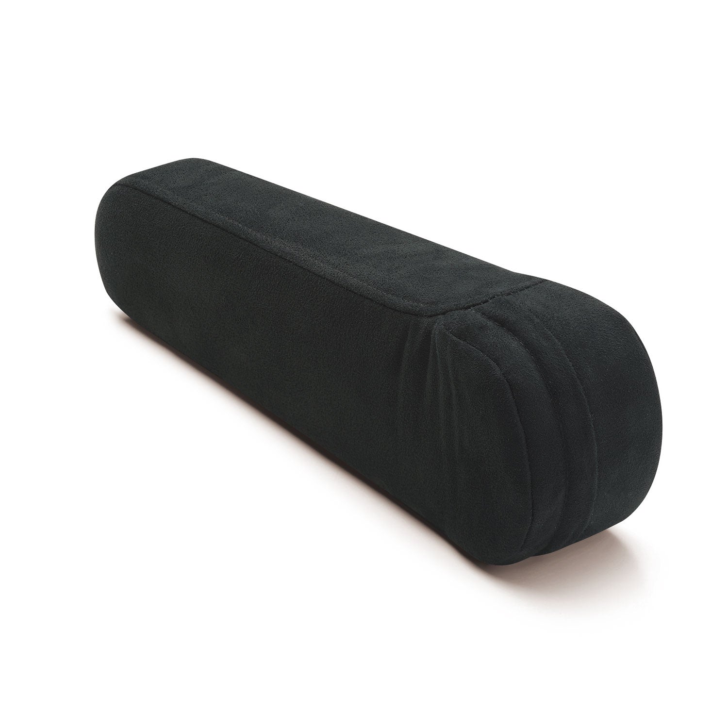 BRIDE STEPPED ARMREST (LEFT) - LUXURY SUEDE-LIKE LEATHER, BLACK P64AAN
