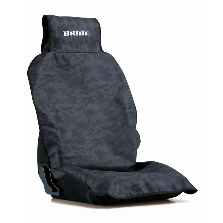 BRIDE BRIDE SEAT GUARD APRON FLAME RETARDANT FABRIC CAMOUFLAGE BLUE P72CM2