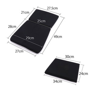 BRIDE HEATED SEAT CUSHION, BLACK P80ASH