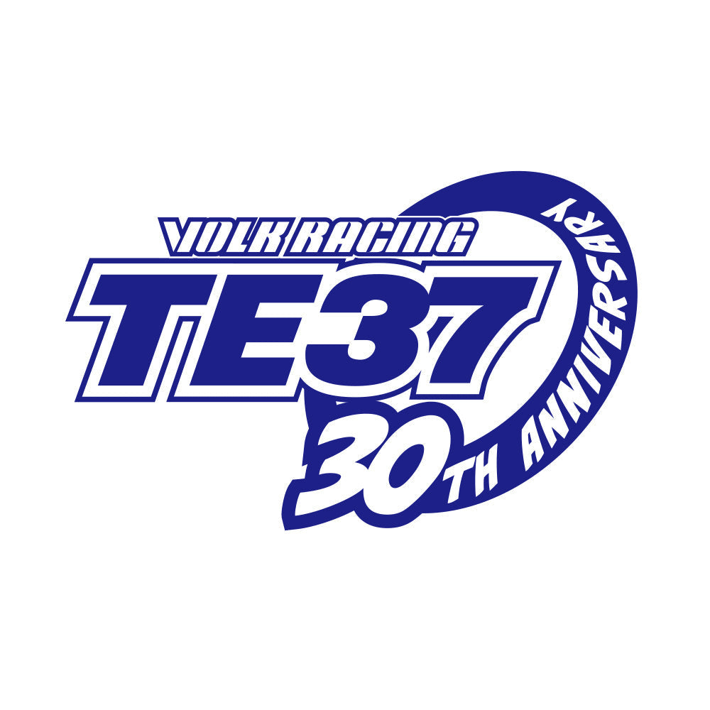 RAYS W200 TE37 30TH DECAL BLUE 7499TE37DECBL