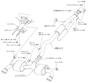 HKS SUPER TURBO MUFFLER URBAN MATTE EDITION FOR TOYOTA GR YARIS 4BA-GXPA16 G16E-GTS 31029-AT016