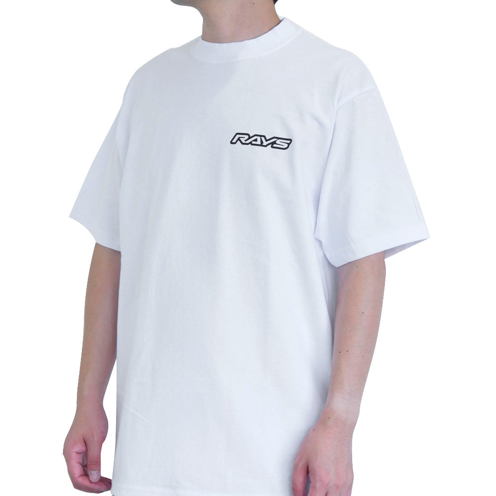 RAYS OFFICIAL T-SHIRT 25S 25S RAYS WHITE SMALL 740925SRAYS01