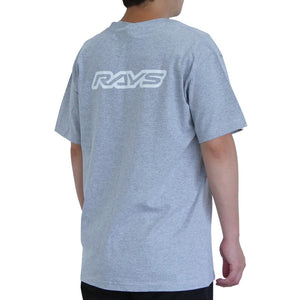 RAYS OFFICIAL T-SHIRT 25S RAYS HEATHER GRAY S 740925SRAYS21