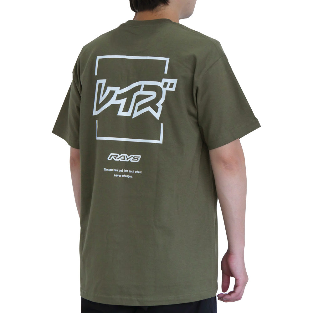 RAYS OFFICIAL T-SHIRT 25S KATAKANA RAYS MILITARY GREEN M 740925SRAYS32