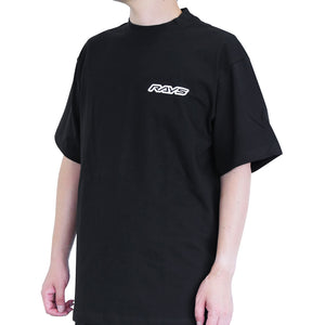 RAYS OFFICIAL T-SHIRT 25S 25S RAYS BLACK EXRA LARGE 740925SRAYS09