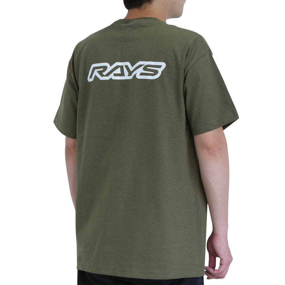 RAYS OFFICIAL T-SHIRT 25S RAYS MILITARY GREEN 2XL 740925SRAYS20
