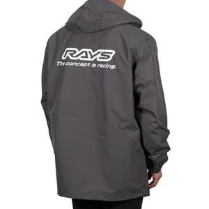RAYS NO.24 WINDBREAKER HALF ZIP 24W SIZE L GRAY FOR  7409030020198