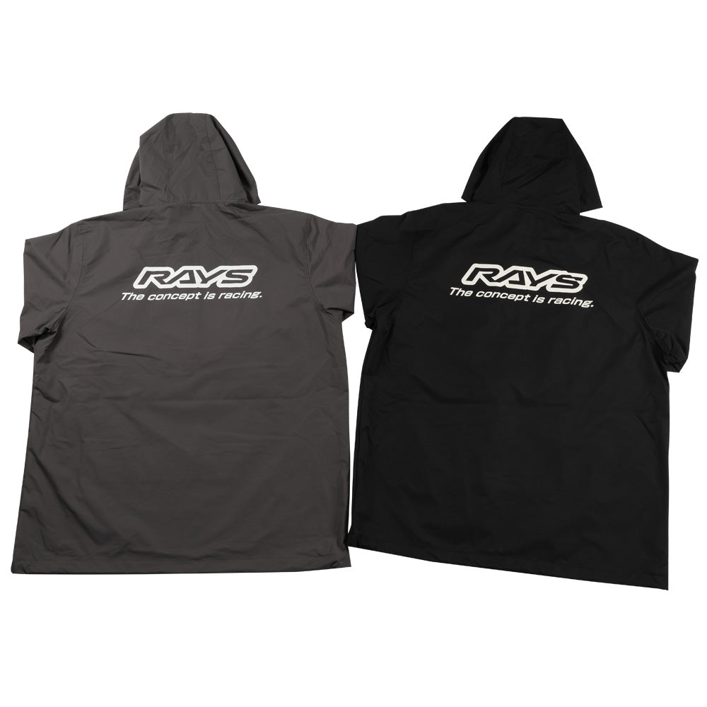 RAYS NO.24 WINDBREAKER HALF ZIP 24W SIZE 2XL BLACK FOR  7409030020195