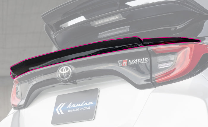 KUHL RACING KRUISE KR-GRYRR REAR GATE WING ONE TONE PAINTED FOR TOYOTA GR YARIS GXPA16 KUHL-00023