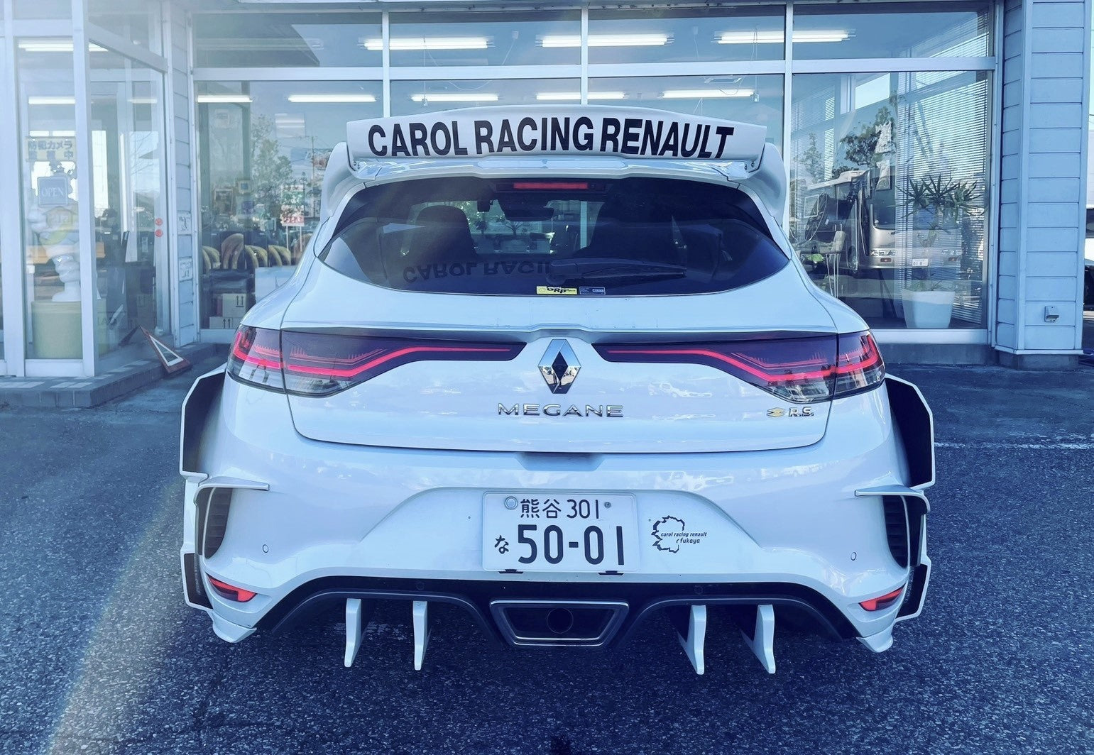 CAROL RSM4 DELTA WING (WRC WING OPTIONAL PART) UNPAINTED FOR RENAULT MEGANE 4 RS CAROL-00004