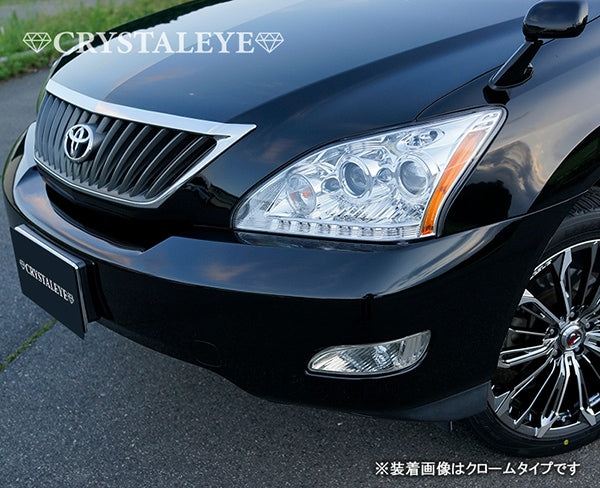 CRYSTAL EYE LEXUS STYLE HEADLIGHT V4 FLOWING SEQUENTIAL TURN SIGNAL TYPE [BLACK] FOR TOYOTA HARRIER 30  S263BK