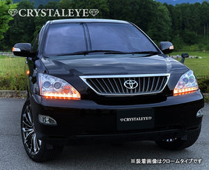CRYSTAL EYE LEXUS STYLE HEADLIGHT V4 FLOWING SEQUENTIAL TURN SIGNAL TYPE [BLACK] FOR TOYOTA HARRIER 30  S263BK