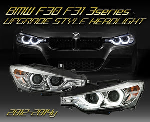 CRYSTAL EYE LATE STYLE LED HEADLIGHTS FOR BMW F30 F31 3 2012-2014 SEDAN EARLY HID VEHICLES S283CR
