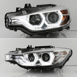CRYSTAL EYE LATE STYLE LED HEADLIGHTS FOR BMW F30 F31 3 2012-2014 SEDAN EARLY HID VEHICLES S283CR