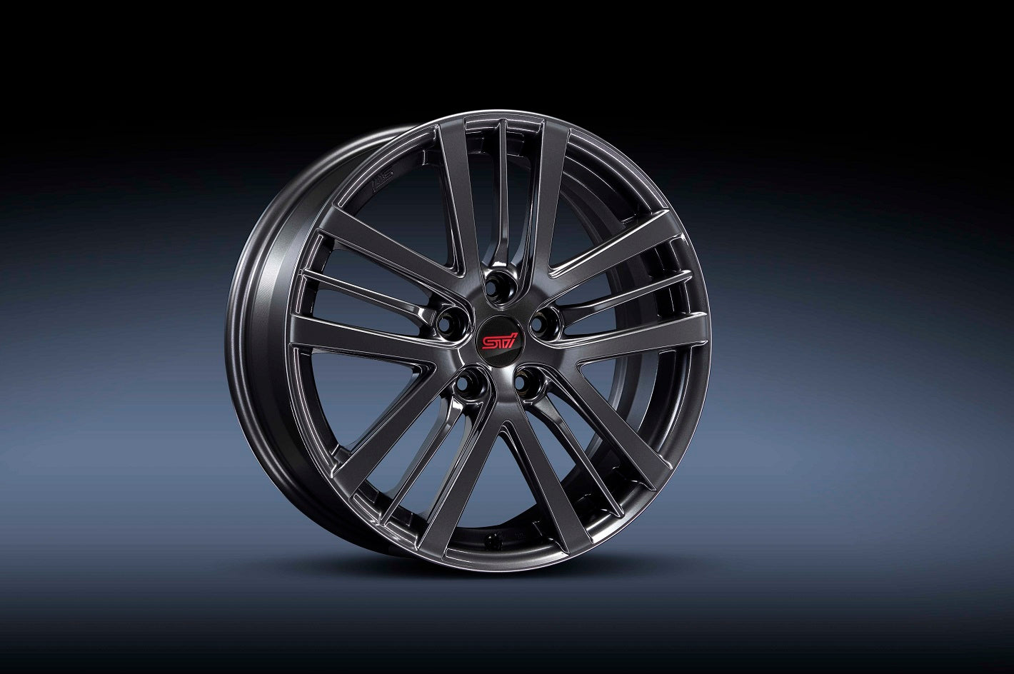STI WHEEL 18INCH GUNMETALLIC 18X7J +55 5X114.3 FOR SUBARU LAYBACK VN SG217FN010