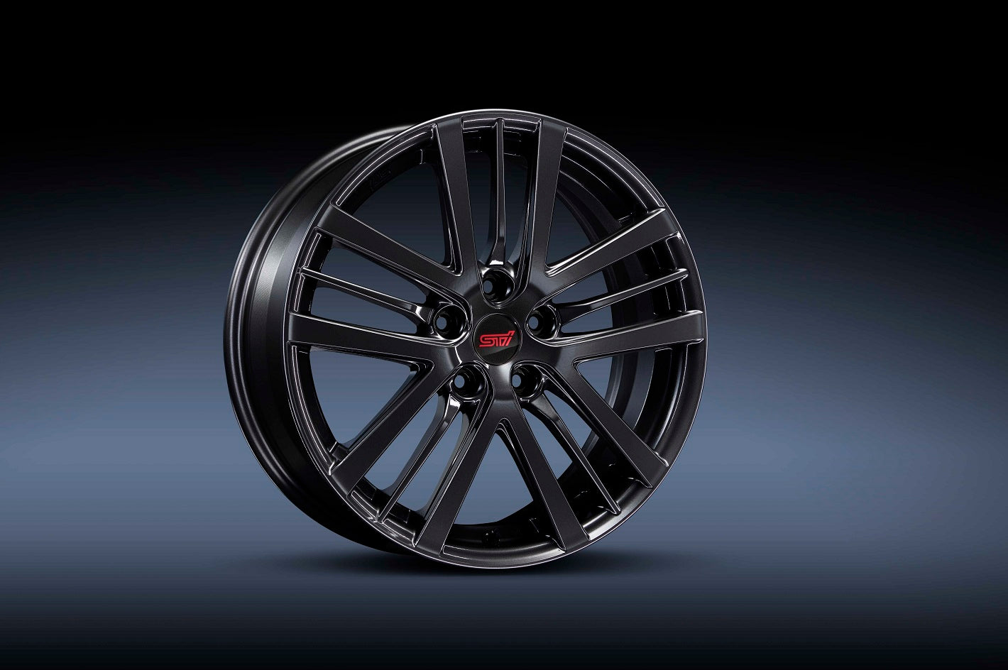 STI WHEEL 18INCH BLACK 18X7J +55 5X114.3 FOR SUBARU LAYBACK VN SG217FN020