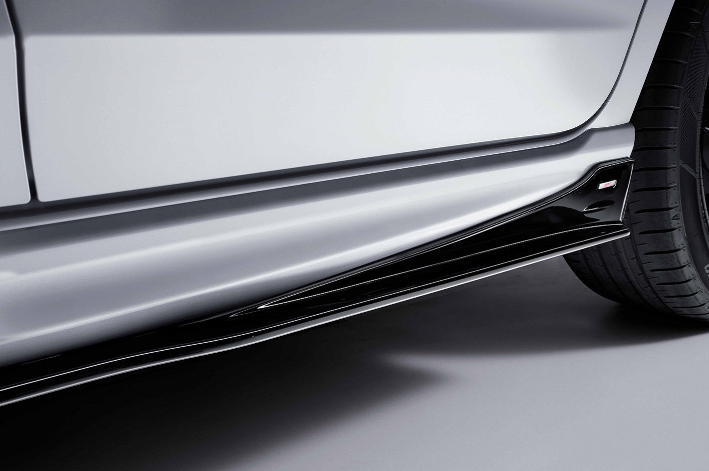 STI SIDE UNDER SPOILER BLACK FOR SUBARU IMPREZA 5DOOR GU SG517FN100