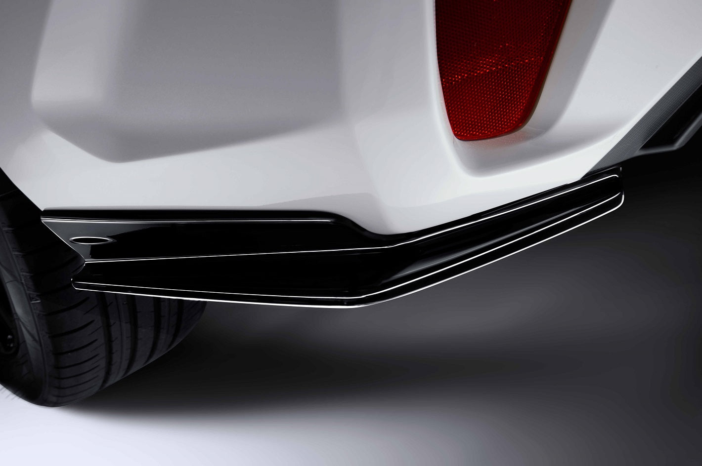 STI REAR SIDE UNDER SPOILER BLACK FOR SUBARU IMPREZA 5DOOR GU SG517FN200