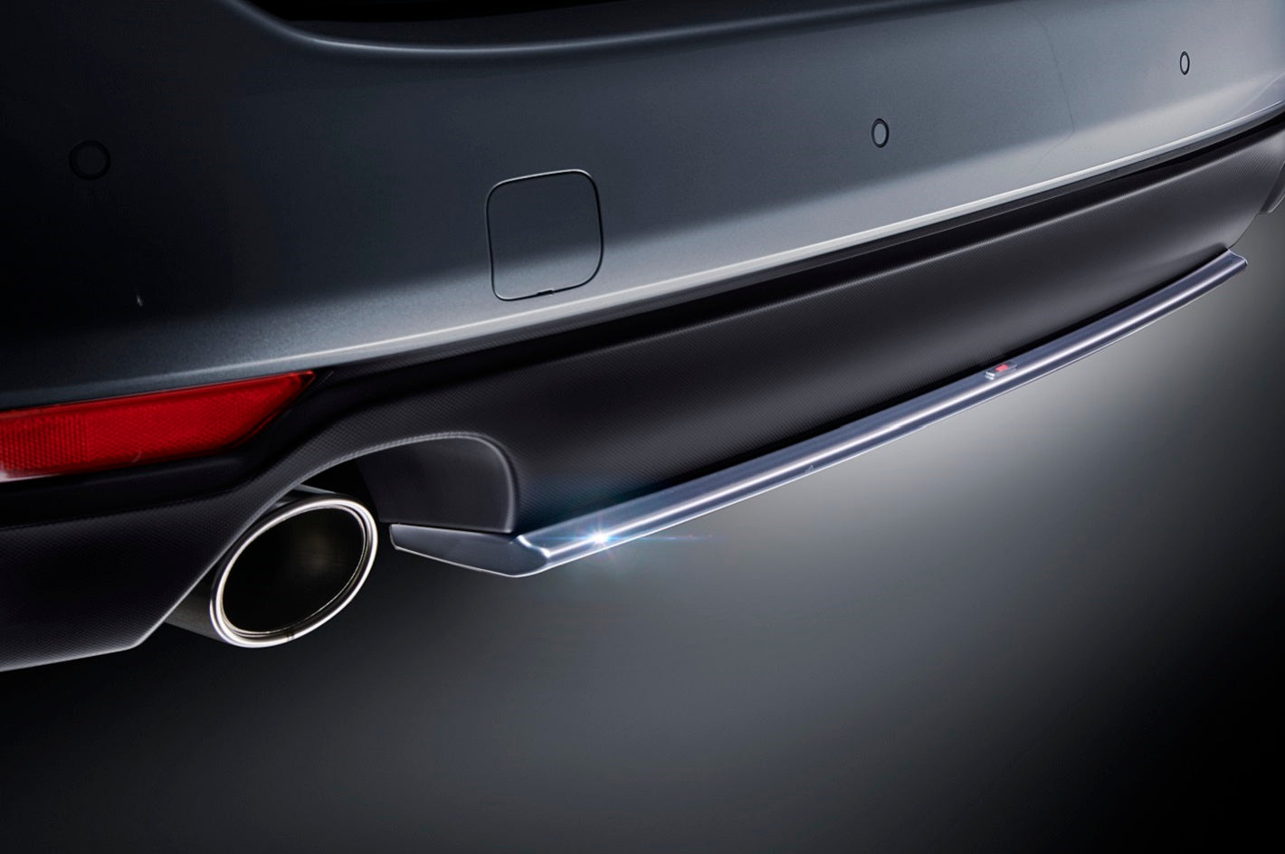 STI REAR UNDER SPOILER SILVER FOR SUBARU LAYBACK VN SG517VC350