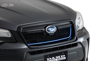 DAMD GRILLE UNPAINTED D E TYPE SUBARU EMBLEM INCLUDED WITHOUT LED FOR SUBARU FORESTER DBA-SJG DBA-SJ5 DAMD-00100