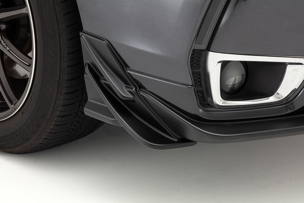DAMD FRONT SIDE EXTENSION MATT BLACK PAINT FOR SUBARU FORESTER DBA-SJG DBA-SJ5 DAMD-00105