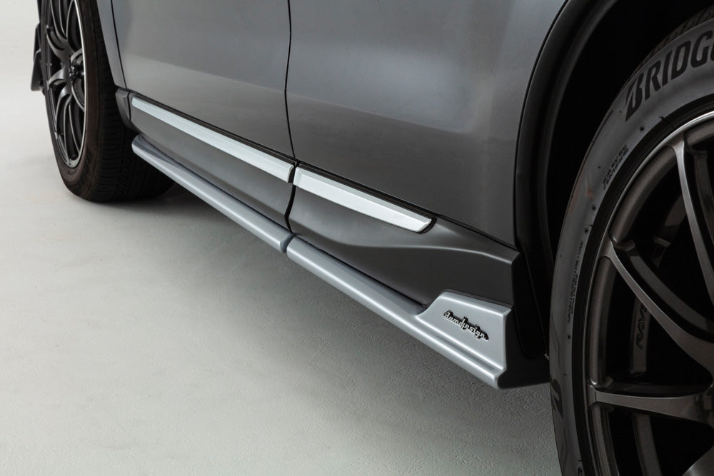 DAMD SIDE EXTENSION MATT BLACK PAINT FOR SUBARU FORESTER DBA-SJG DBA-SJ5 DAMD-00107