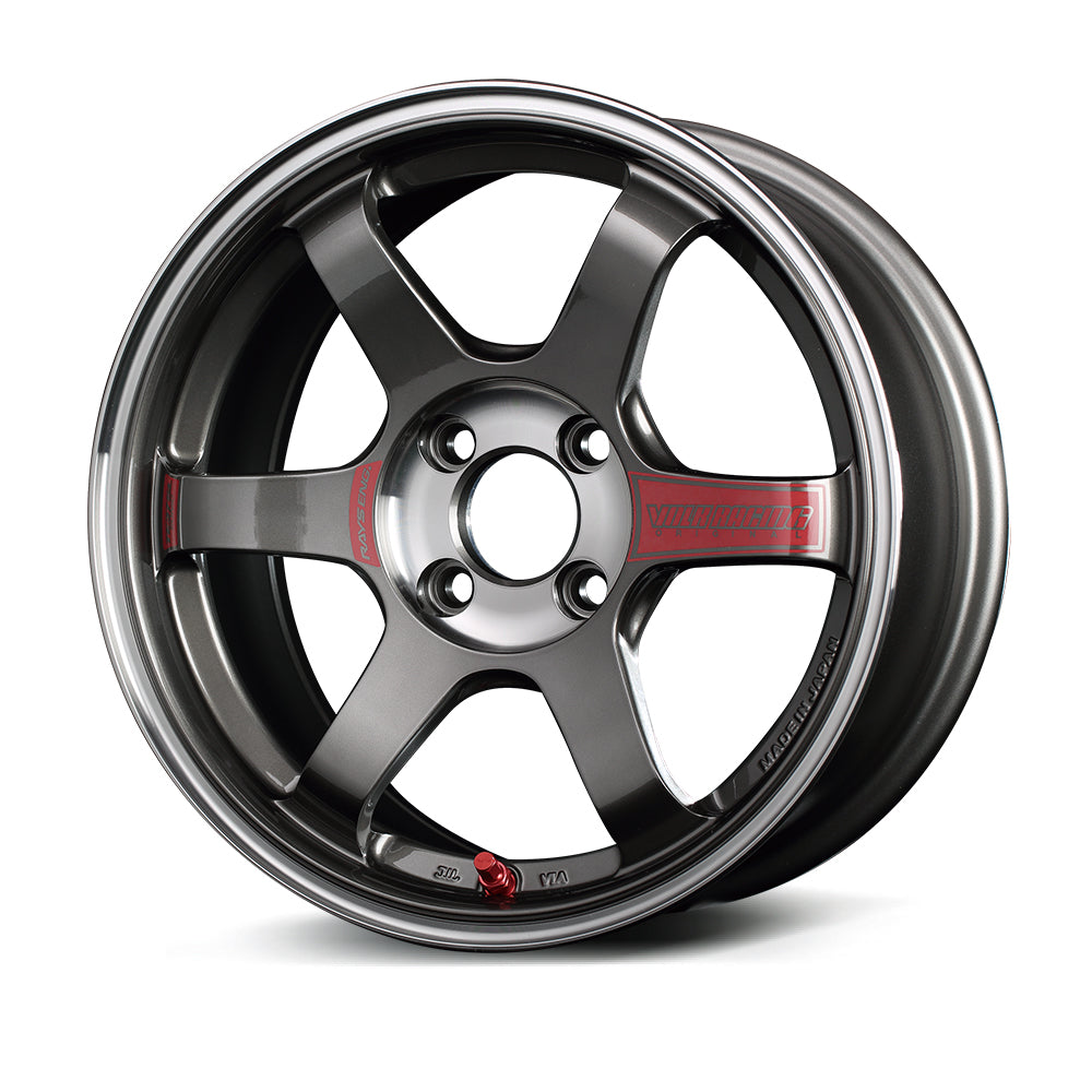 RAYS VOLK RACING TE37 SONIC SL 15X6.5J +35 4X100 PRESSED GRAPHITE