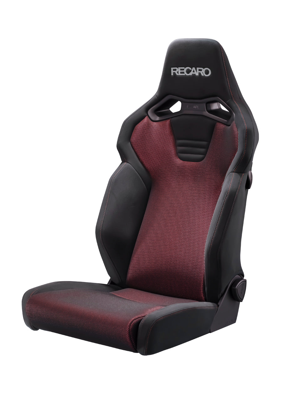 RECARO SR-C BK100H A R RD BK BRILLIANT MESH RED AND KAMUI BLACK COLOR SEAT ARMREST ATTACHEBLE WITH HEATED SEATS FOR  81-121.29.641-0