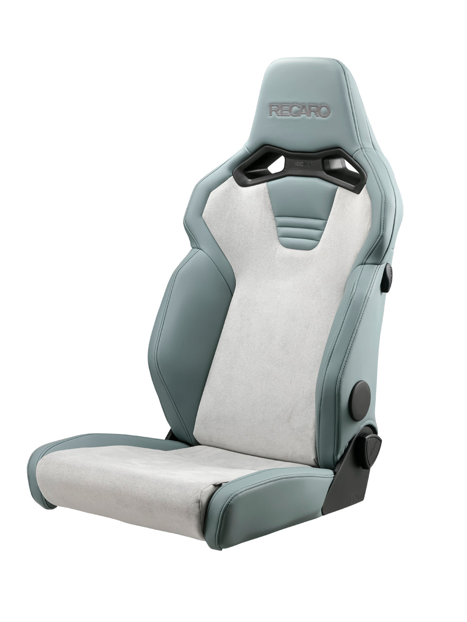 RECARO SR-C UT100H A R MG SG ARTIFICIAL LEATHER SURGE GRAY COLOR AND ULTRA SUEDE MELANGE GRAY COLOR SEAT ARMREST ATTACHEBLE FOR  81-121.29.648-0