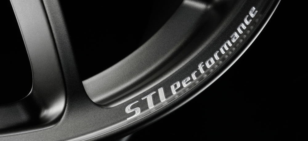 STI WHEEL 18x8.5J 18×8.5J 53 5x114.3 MATTGUNBLACK FOR WRX S4(VB