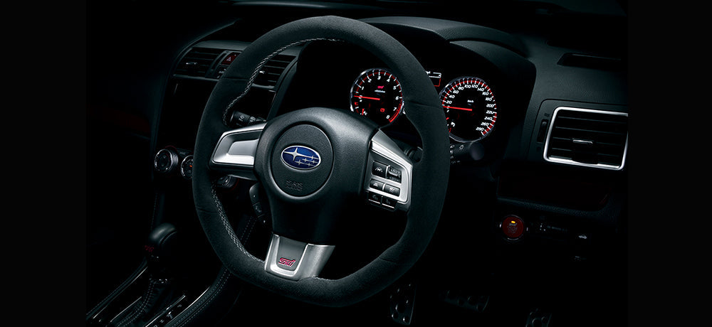 STI STEERING WHEEL  For WRX S4 (VA) ST34312VV010 - Black Hawk Japan