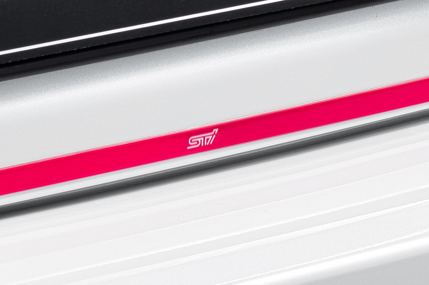 STI TAIL GATE GARNISH CHERRY RED FOR SUBARU IMPREZA 5DOOR GU ST91042G2000