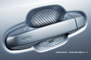 STI DOOR HANDLE PROTECTOR SILVER FOR SUBARU LAYBACK VN ST91099ST150