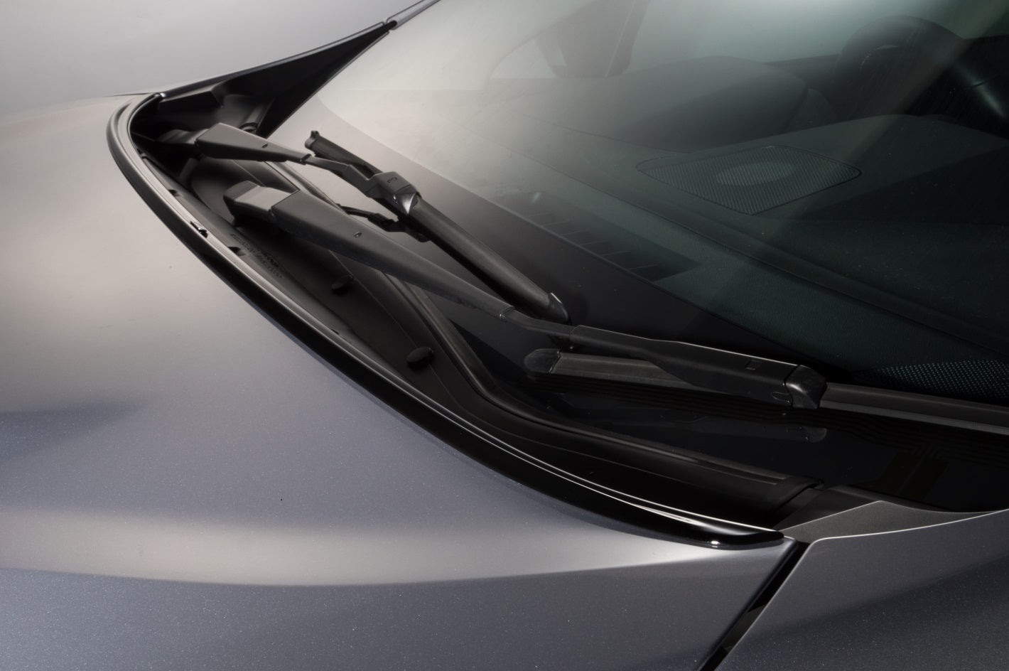 STI HOOD GURNEY FLAP BLACK FOR SUBARU WRX S4 VB LEVORG VN