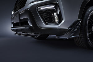 STI FRONT LIP SPOILER BLACK FOR SUBARU FORESTER SK  ST96020SE091