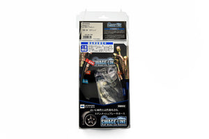 PLOT SWAGE-LINE BRAKE HOSE KIT BLACK COATED BRAIDED STEEL END FOR TOYOTA BLADE AZE156 GRE156 2WD ST2088NB