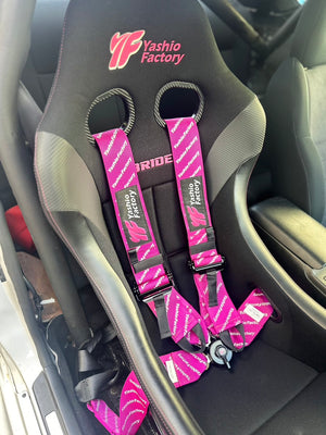 YASHIO FACTORY 2025 NEW COMPLETE FIA ORIGINAL 4 POINT TYPE SEAT BELT FOR  YASHIO-FACTORY-00112