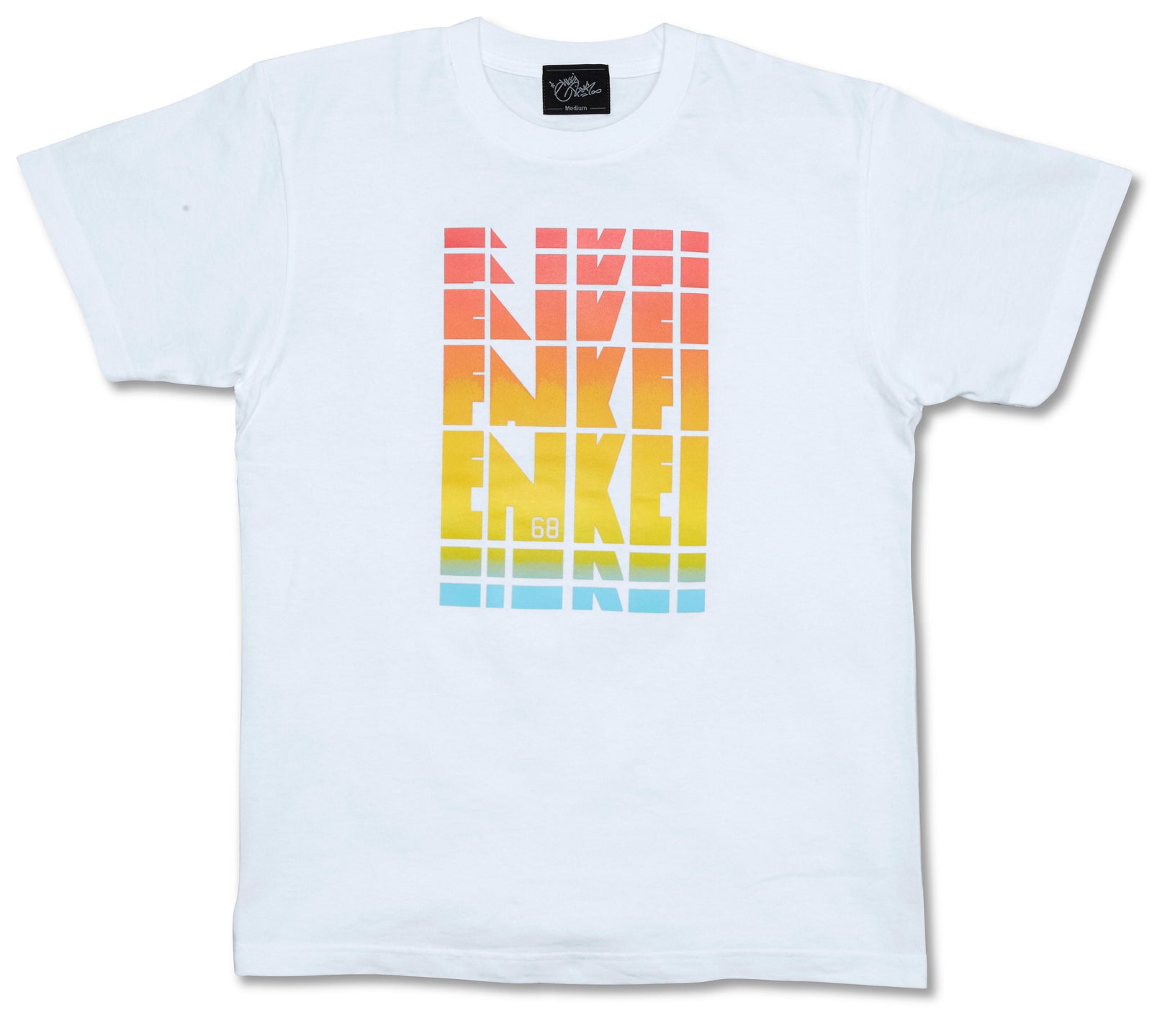 ENKEI SUNSET GRADATION TEE L WHITE T-SHIRT ENKEI-01710